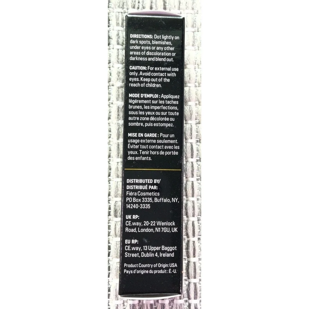 Fièra Luxury Concealer Bisque Full Coverage Color-Correcting Cream 0.5 fl oz